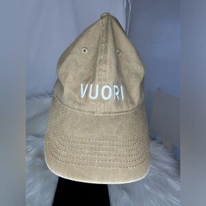 Vuori Khaki Tan Cotton Dad Hat Cap